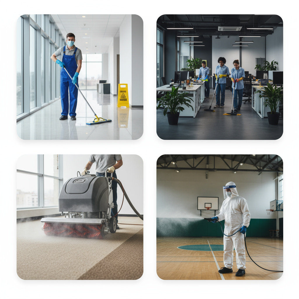Service cards grid imagery